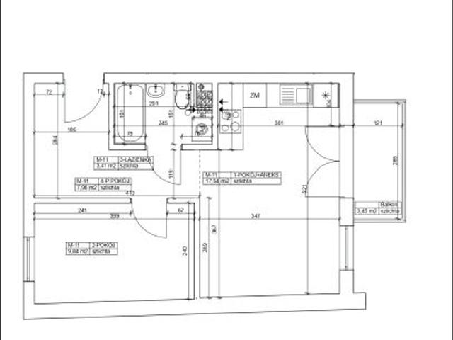 Mieszkanie 38,8m²
