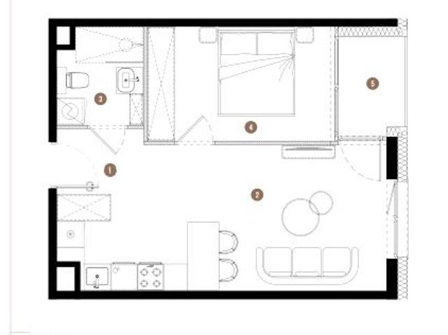 Mieszkanie 38,9m²