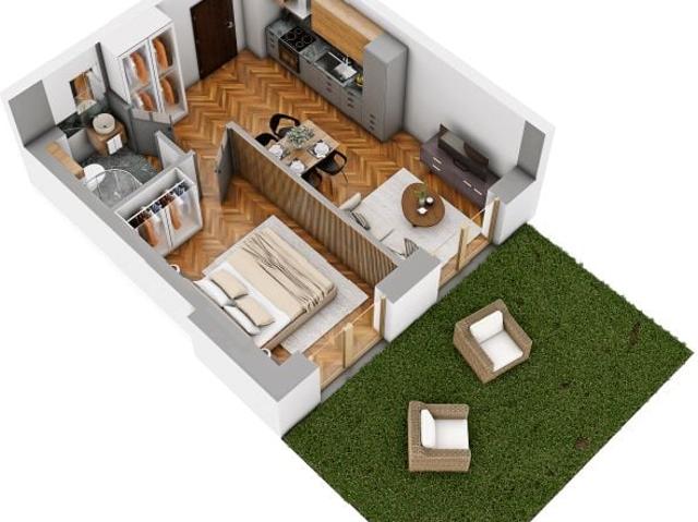 Mieszkanie 38,9m²
