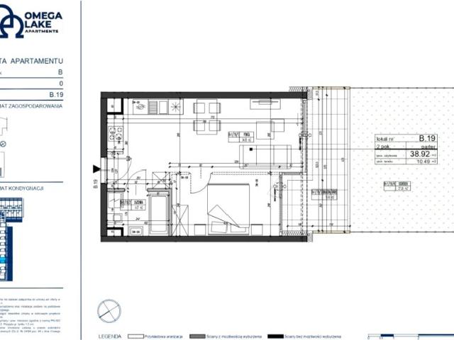 Mieszkanie 38,9m²