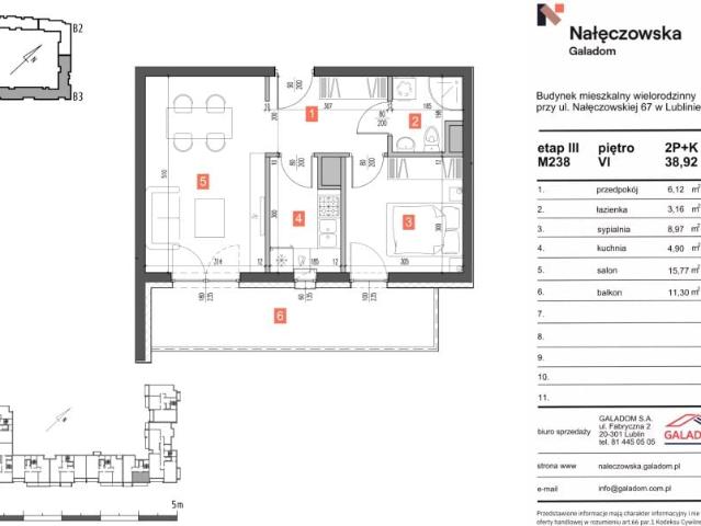 Mieszkanie 38,9m²