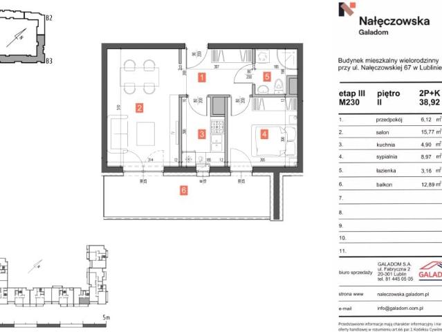 Mieszkanie 38,9m²