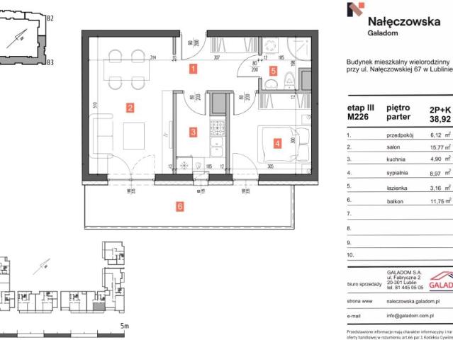 Mieszkanie 38,9m²