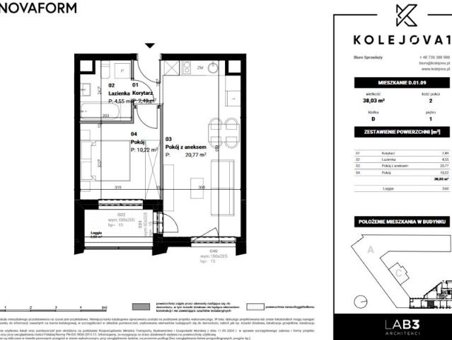 Mieszkanie 38m²