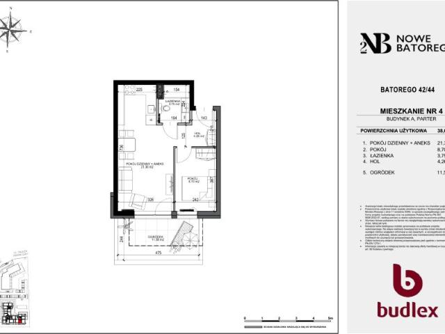 Mieszkanie 38m²