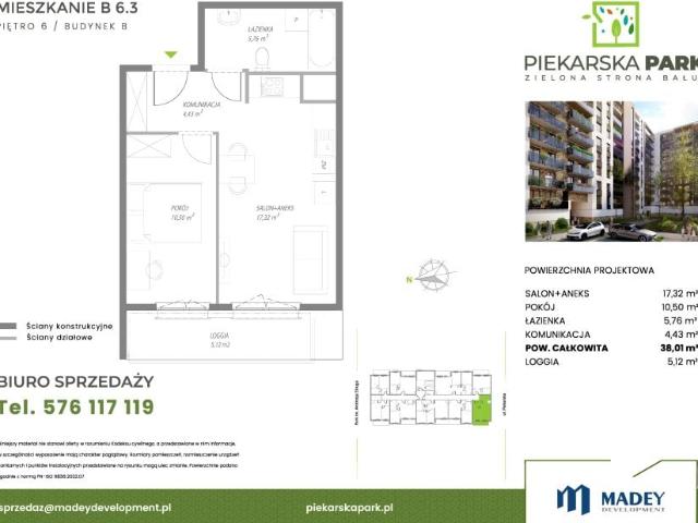 Mieszkanie 38m²