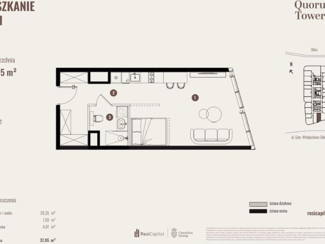 Mieszkanie 38m²