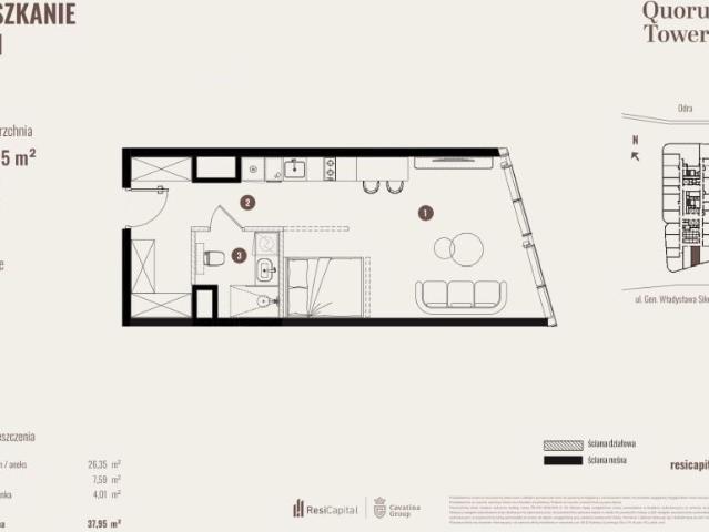 Mieszkanie 38m²