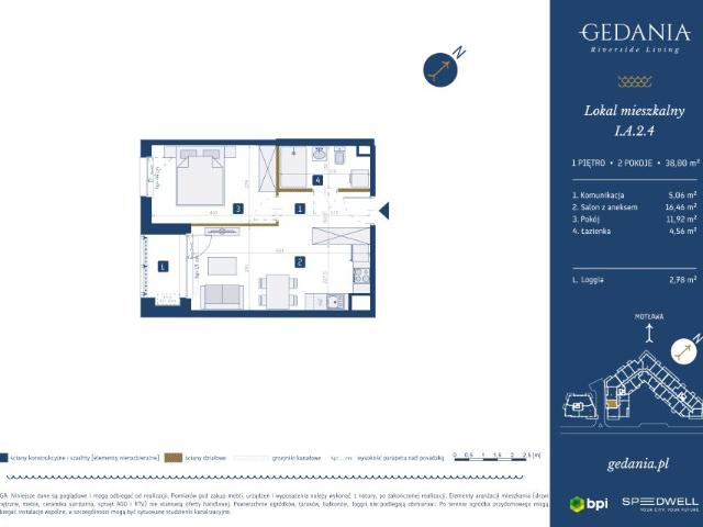 Mieszkanie 38m²