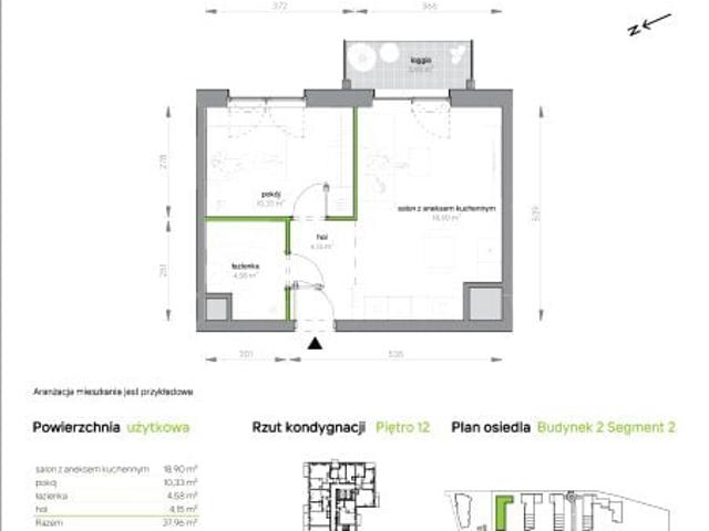 Mieszkanie 38m²