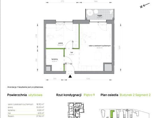 Mieszkanie 38m²