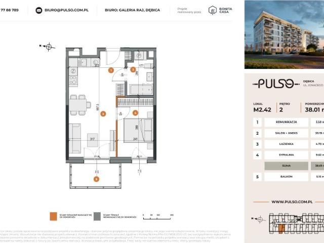 Mieszkanie 38m²