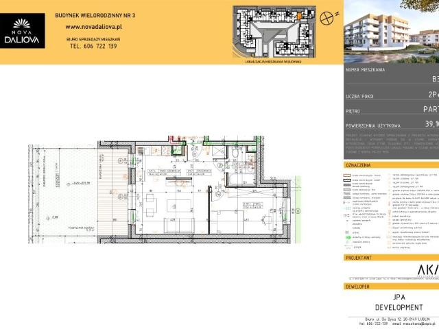 Mieszkanie 39,1m²