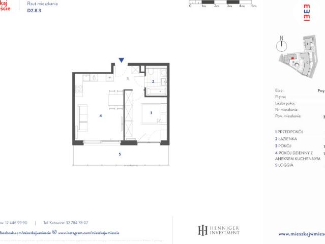 Mieszkanie 39,2m²