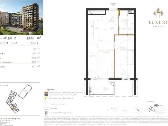 Mieszkanie 39,2m²