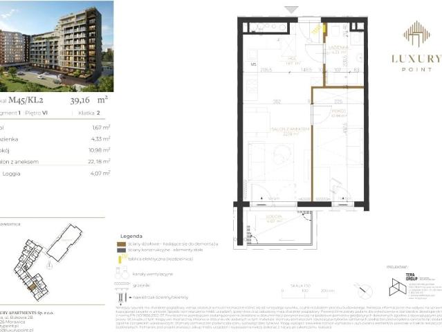 Mieszkanie 39,2m²