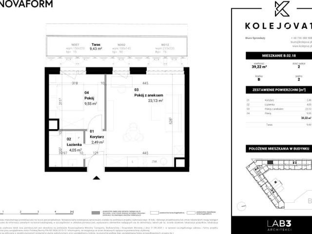 Mieszkanie 39,2m²