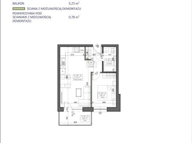 Mieszkanie 39,2m²