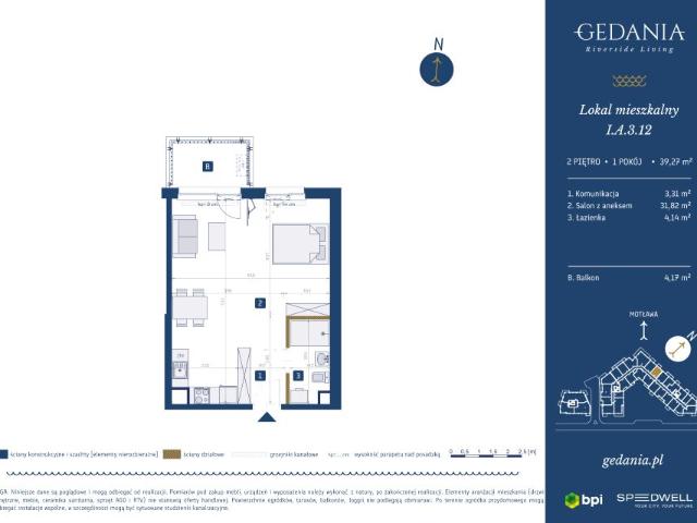 Mieszkanie 39,3m²