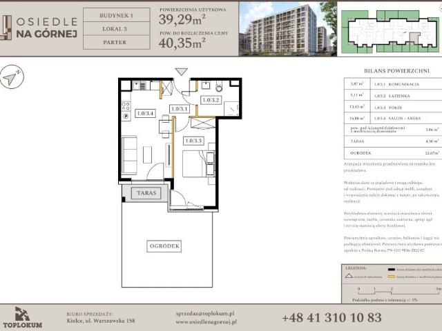 Mieszkanie 39,3m²