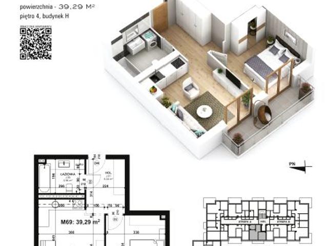 Mieszkanie 39,3m²