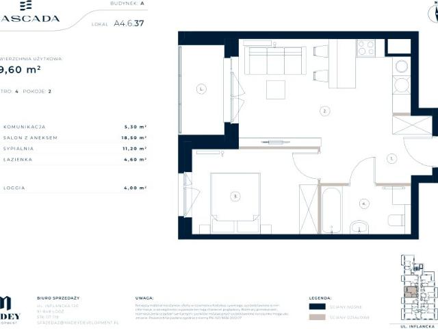 Mieszkanie 39,6m²