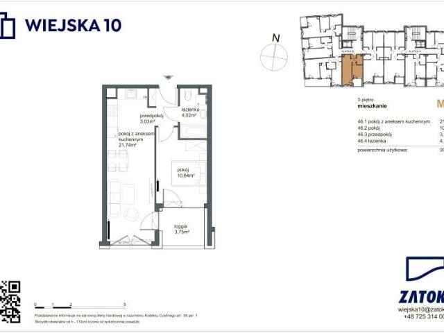Mieszkanie 39,6m²
