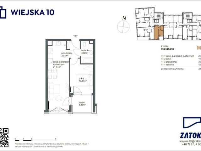 Mieszkanie 39,6m²