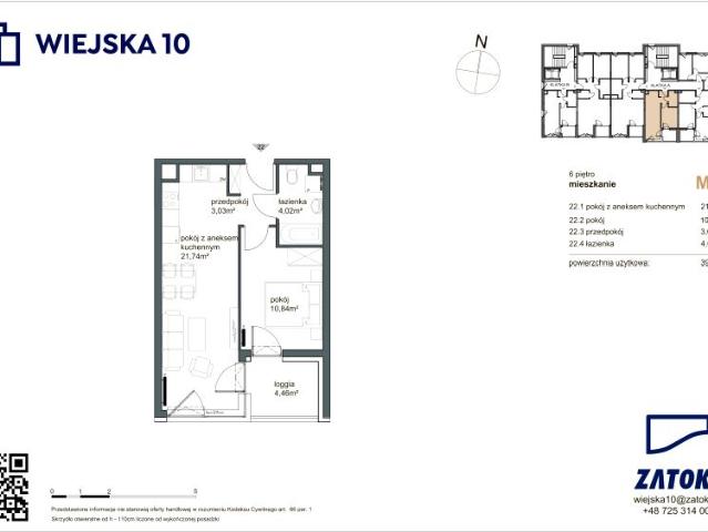 Mieszkanie 39,6m²