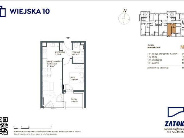 Mieszkanie 39,6m²