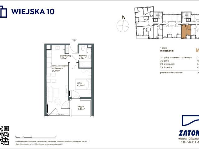 Mieszkanie 39,6m²