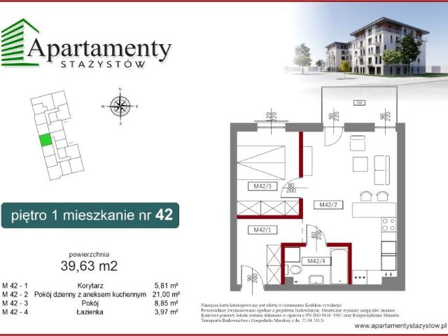 Mieszkanie 39,6m²