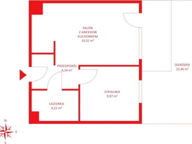 Mieszkanie 39,76 m², Straszyn