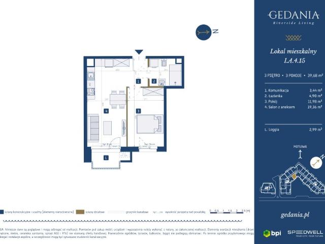 Mieszkanie 39,7m²