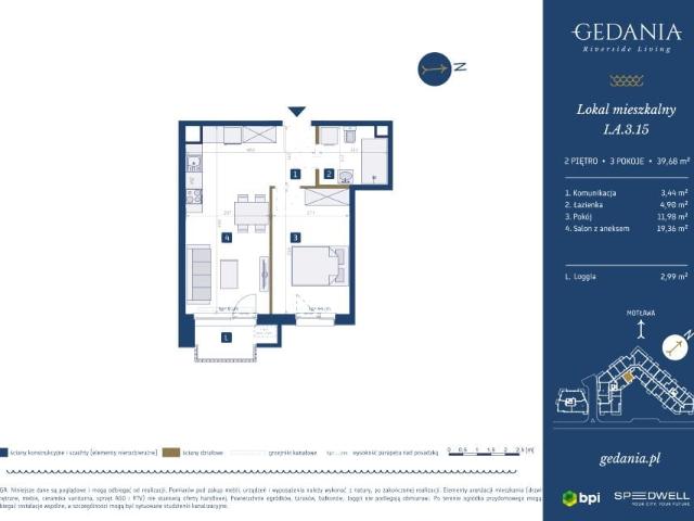 Mieszkanie 39,7m²