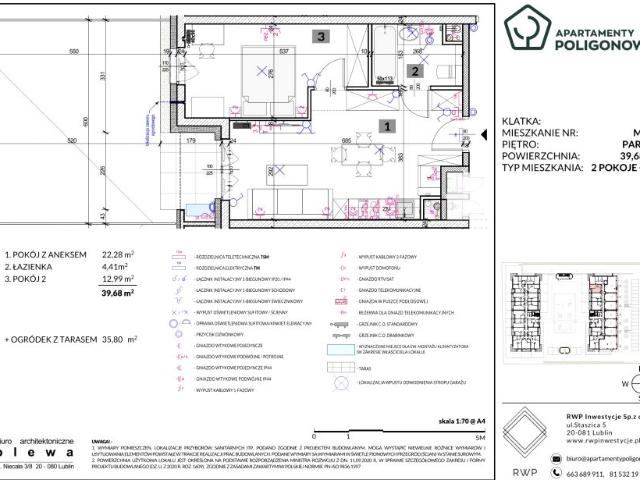 Mieszkanie 39,7m²
