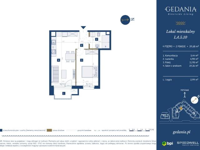 Mieszkanie 39,7m²