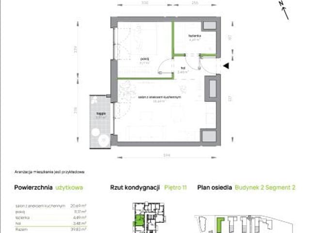 Mieszkanie 39,8m²