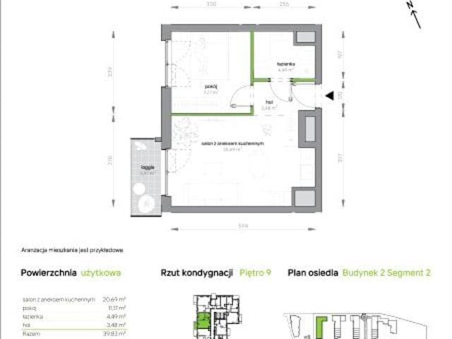 Mieszkanie 39,8m²