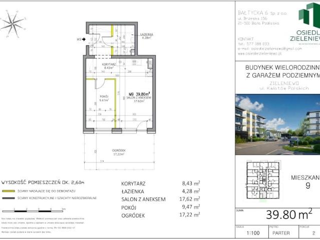 Mieszkanie 39,8m²