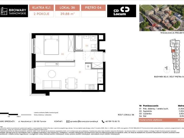 Mieszkanie 39,9m²