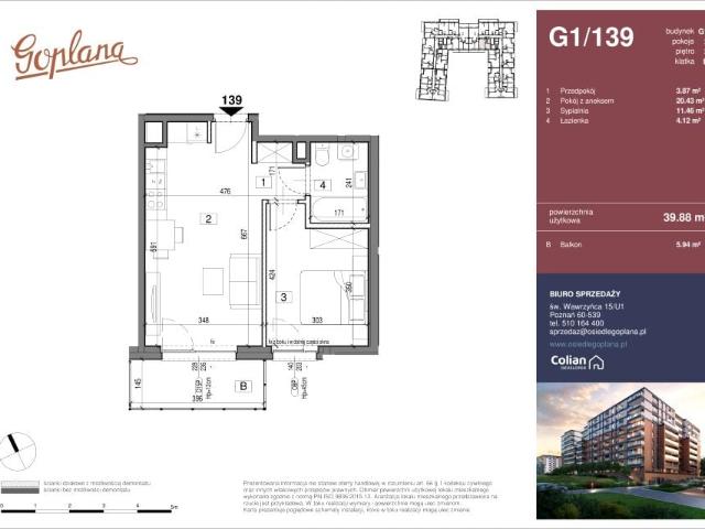Mieszkanie 39,9m²