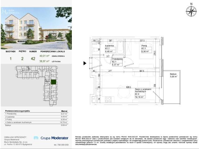 Mieszkanie 39m²