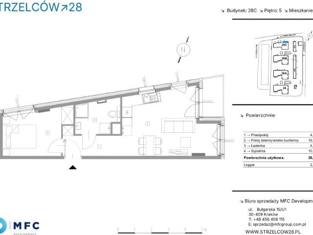 Mieszkanie 39m²