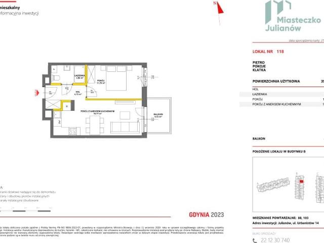 Mieszkanie 39m²