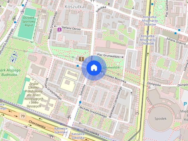 Mieszkanie 39m², Koszutka, Katowice