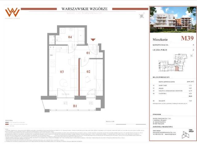 Mieszkanie 30,5m²