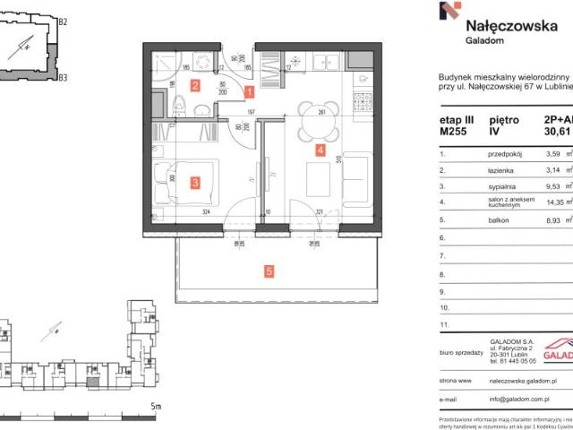 Mieszkanie 30,6m²
