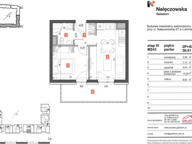 Mieszkanie 30,6m²