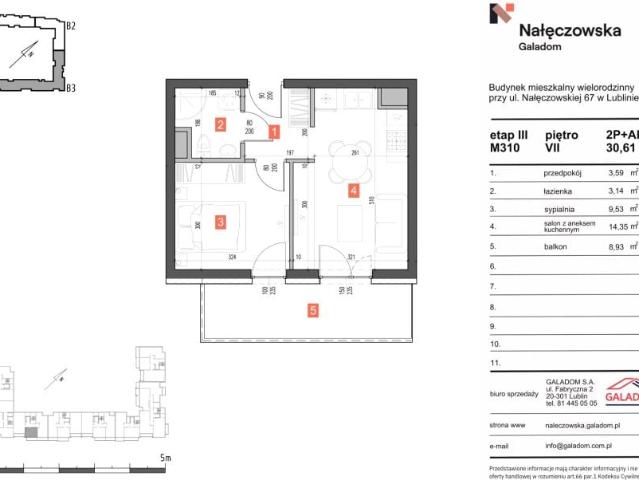 Mieszkanie 30,6m²